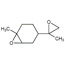 1-甲基-4-(2-甲基環氧乙烷基)-7-氧雜雙環[4.1.0]庚烷結構式